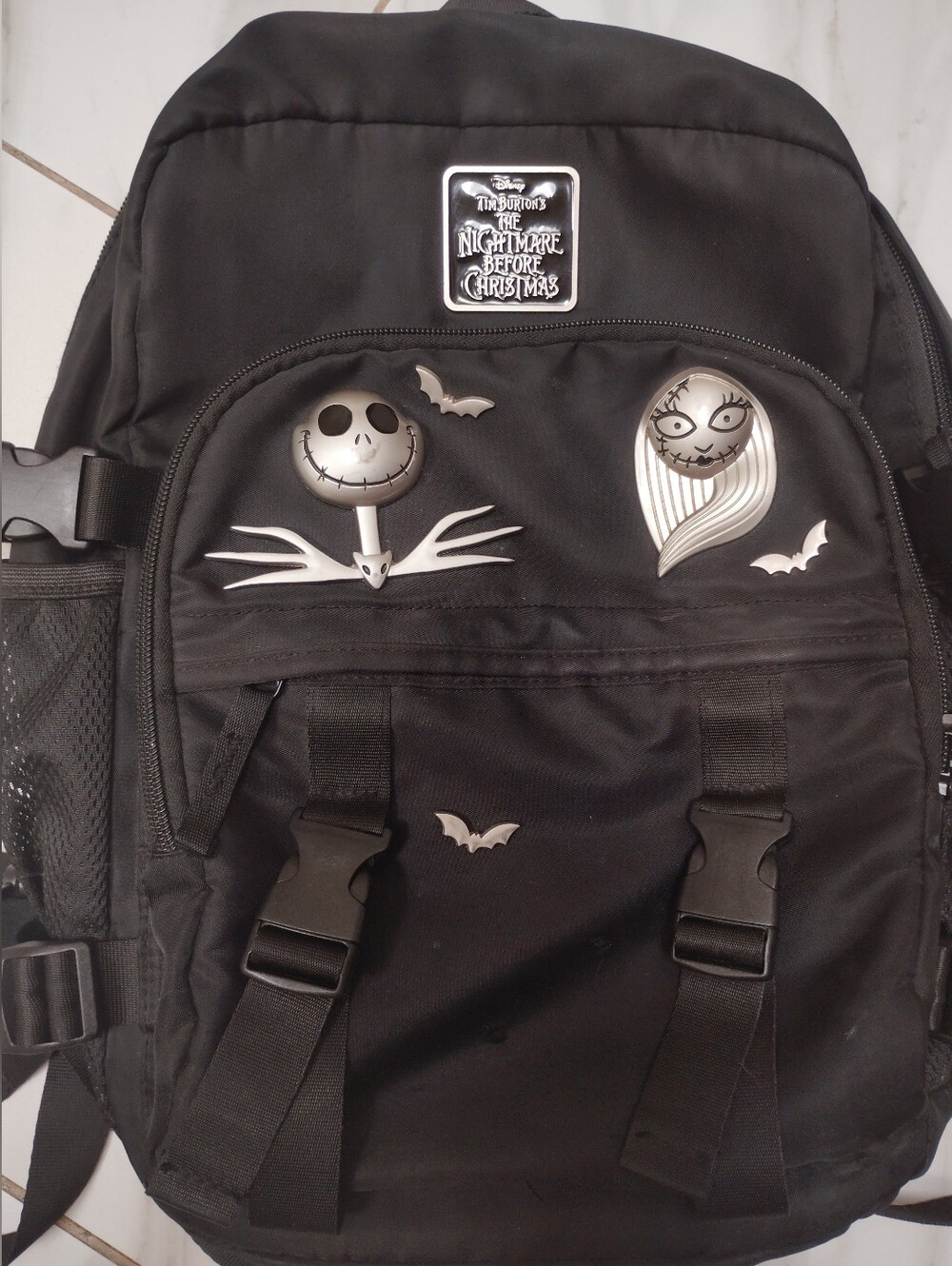 Disney The Nightmare Before Christmas Jack and Sally Convertible Backpack - Picture 4 of 5